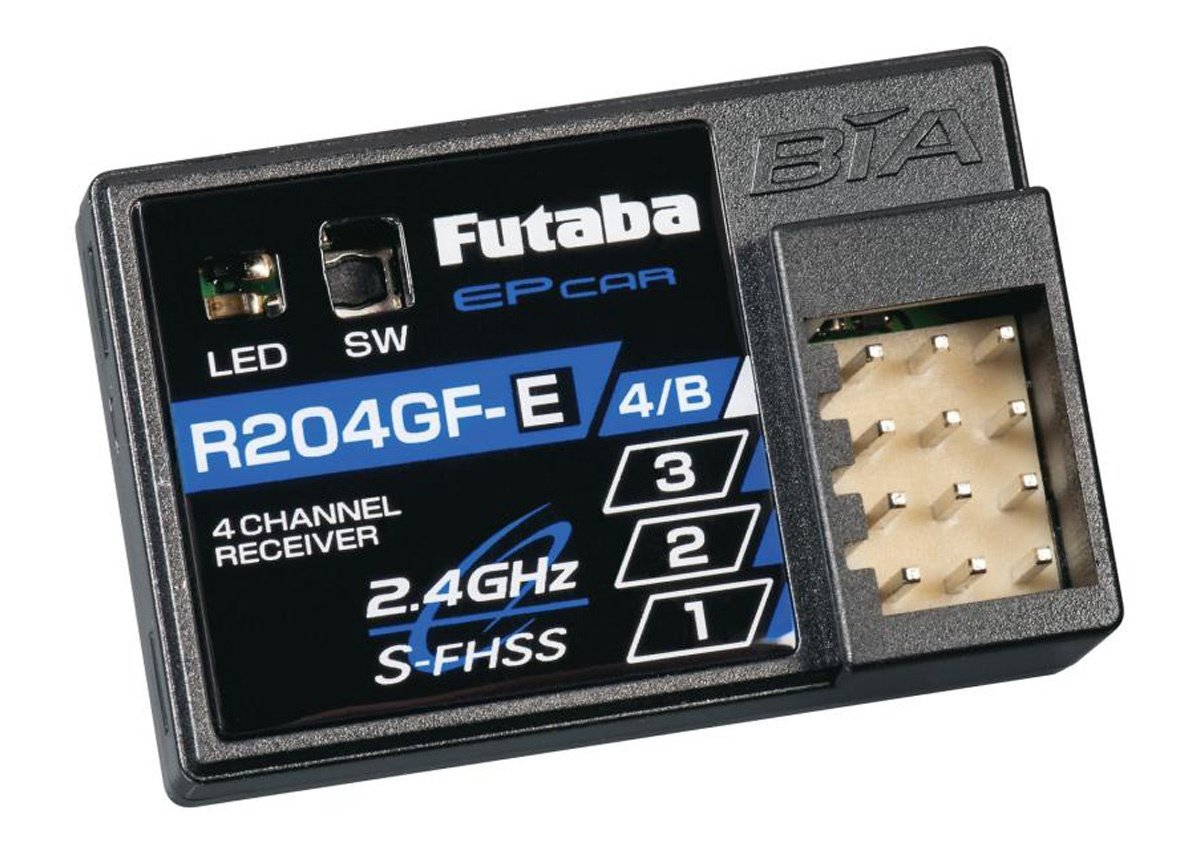 FUTABA R204GF-E 2,4GHz S-FHSS Récepteur 4-Kanal pour Elektroautos