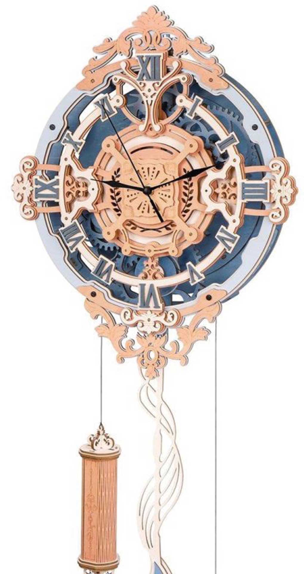 PICHLER Horloge murale romantique (Lasercut Kit de construction en bois)