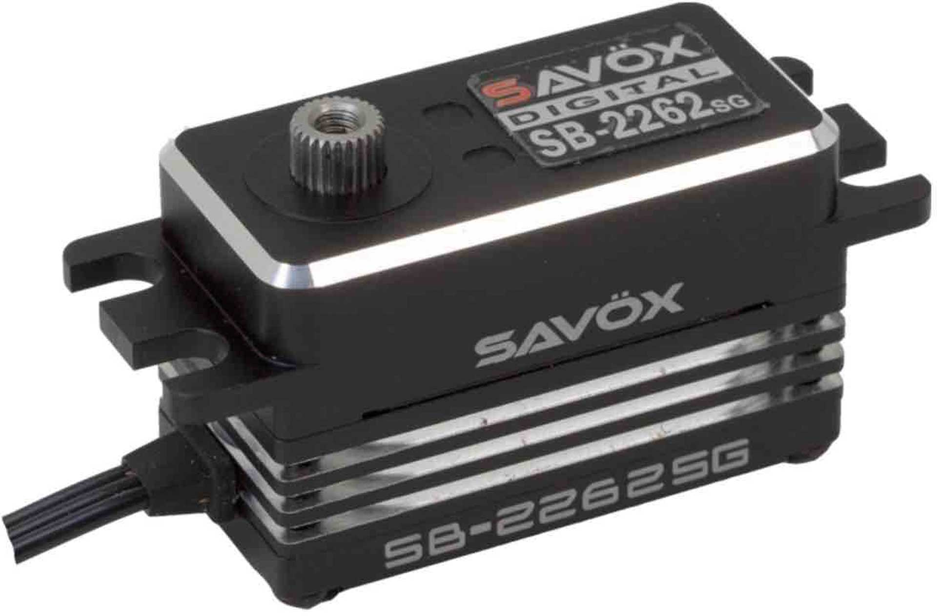 SAVÖX SB-2262SG (8,4V/30KG/0,065s) DIGITAL HV LOW PROFILE SERVO BLACK LINE