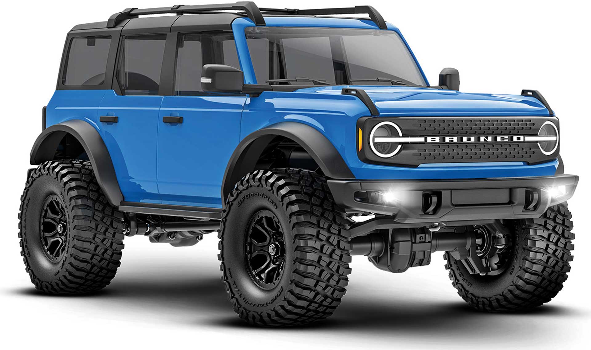 TRAXXAS TRX-4M Ford Bronco blue 1/18 4WD RTR Scale Crawler with batterie/charger