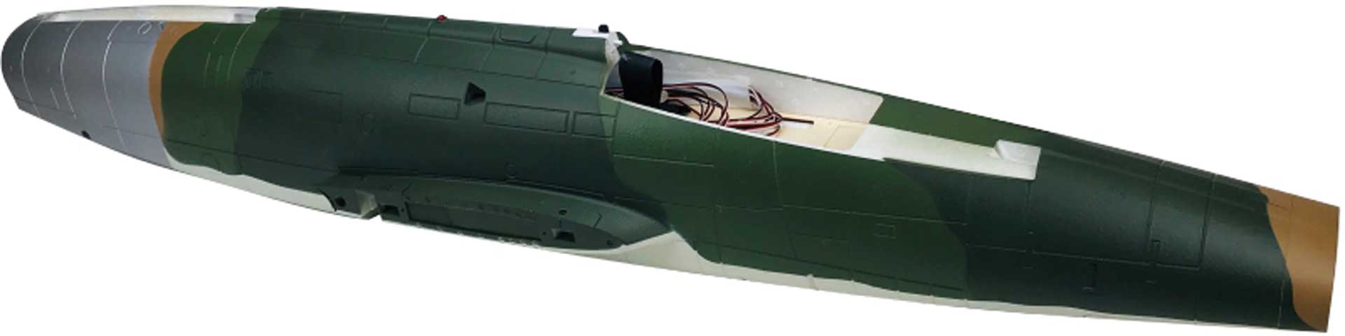 PREMIER AIRCRAFT RUMPF OHNE DECKEL GRÜN F-100D