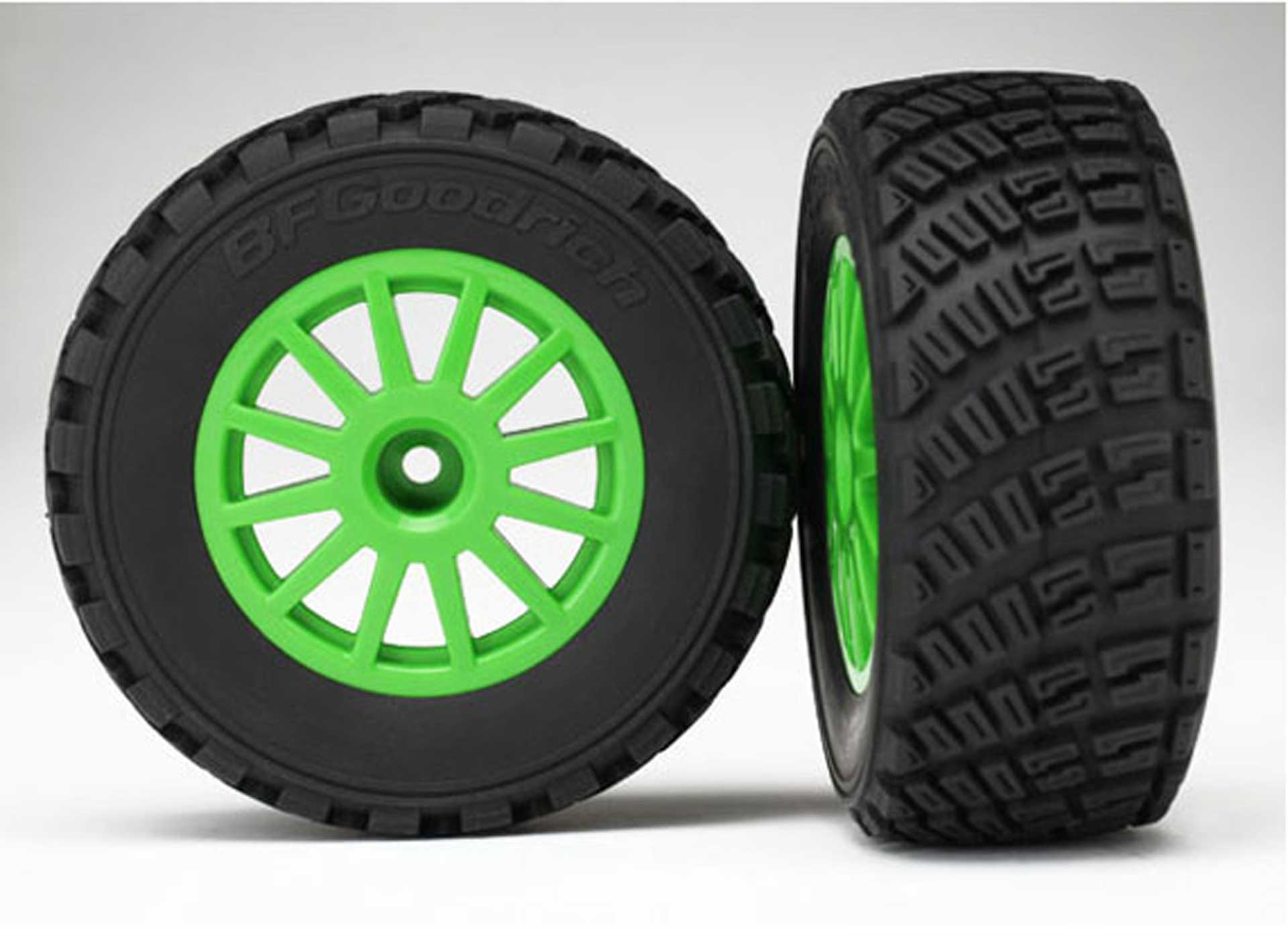 TRAXXAS Reifen auf Felge grün