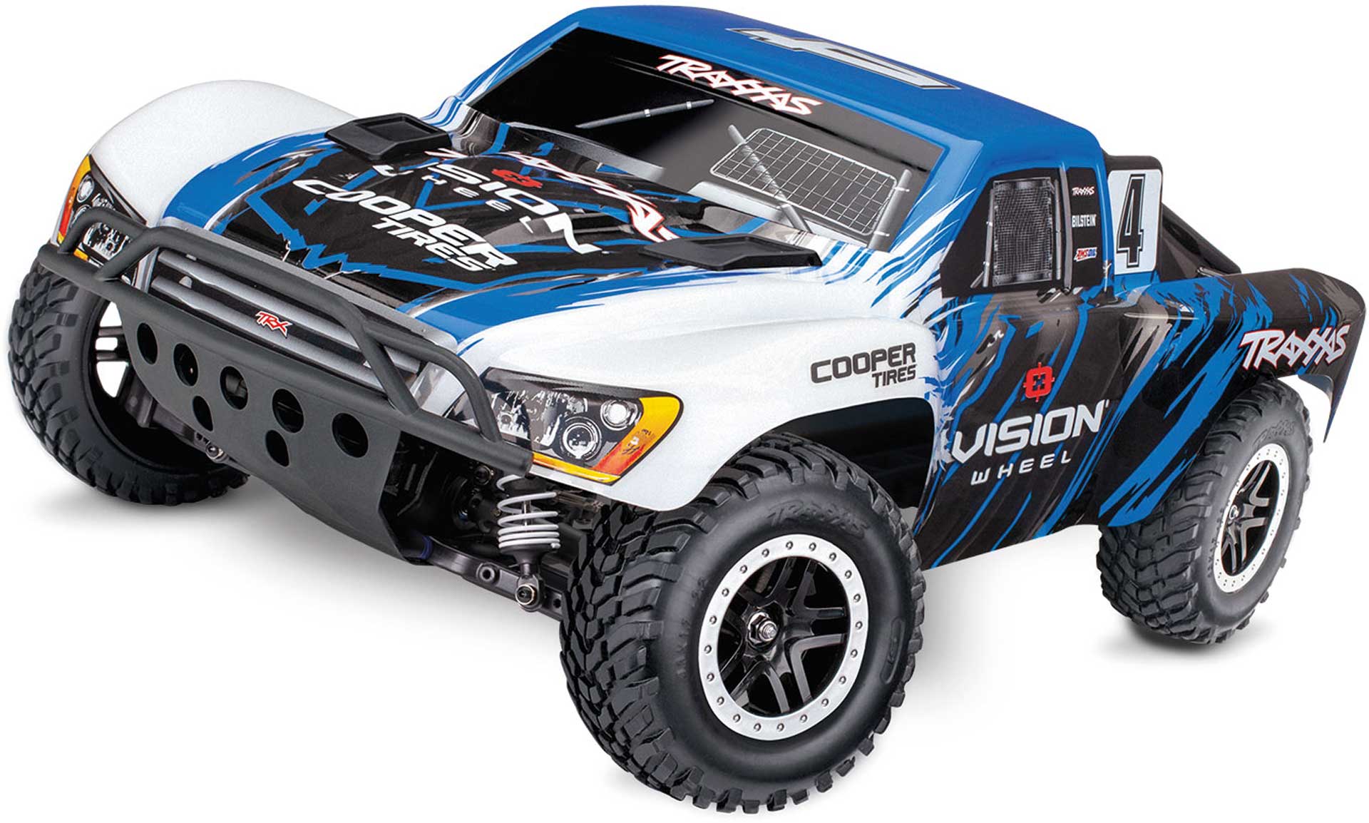 TRAXXAS SLASH 4X4 VXL CLIPLESS VISION 1/10 SHORT-COURSE RTR BRUSHLESS, WITH TSM, WITHOUT BATTERY AND CHARGER