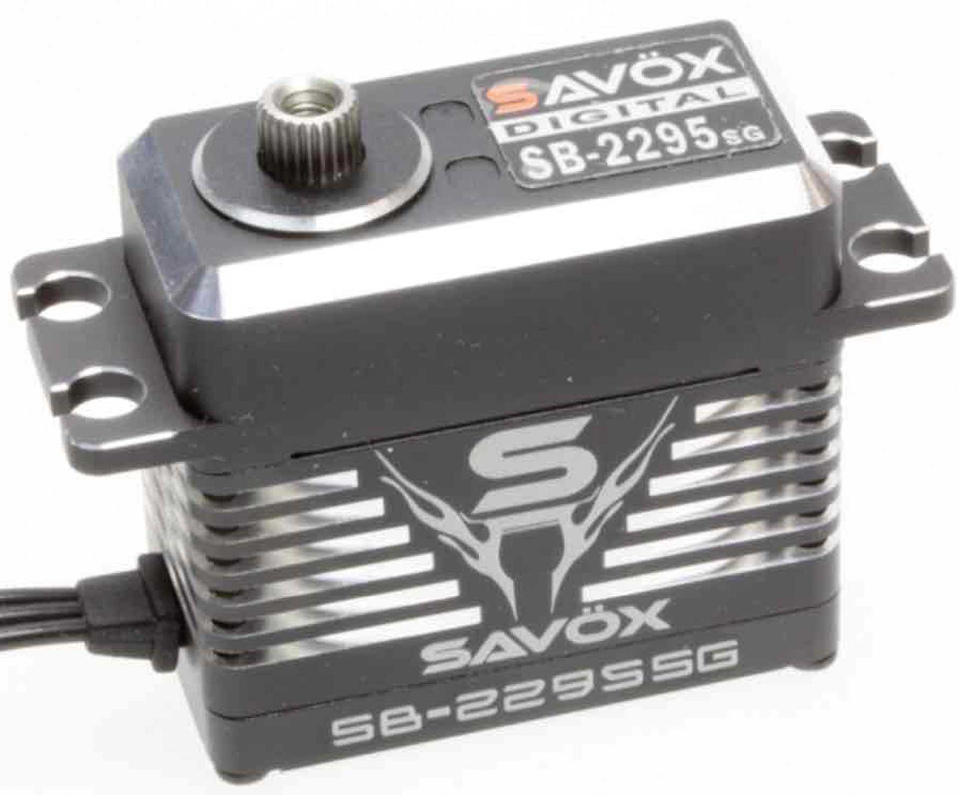 SAVÖX SB-2295SG (8,4V/40kg/0,05s) Standard Brushless Digital Servo Alugehäuse