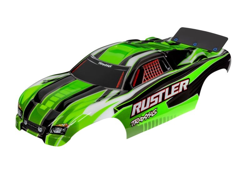 TRAXXAS Carrosserie Rustler 2WD / VXL Vert peint