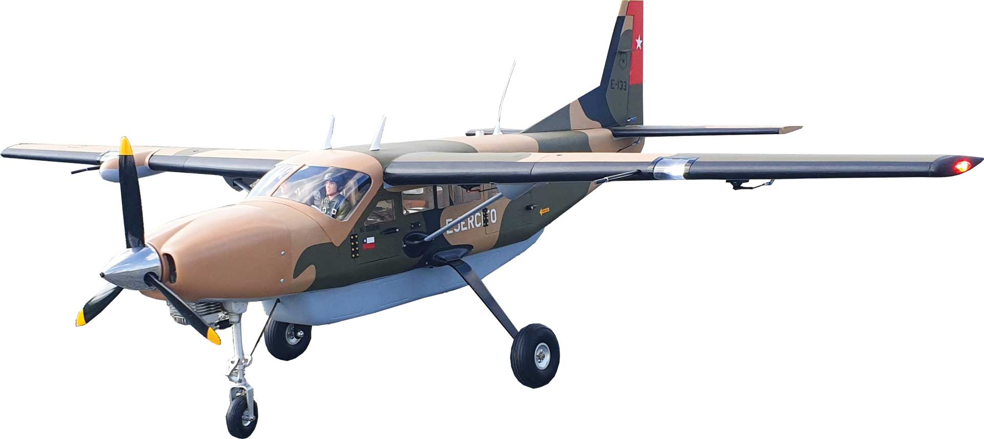 Seagull Models ( SG-Models ) Cessna 208 Grand Caravan EX 85" 45cc "Militär"